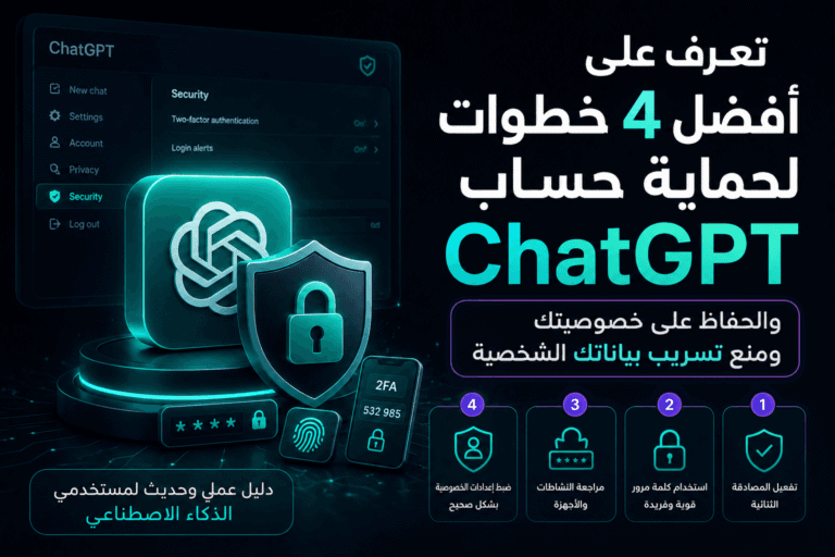 ChatGPT account security and privacy protection tips