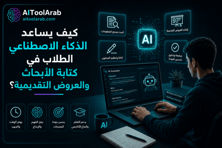 ‫ استخدام AI في الدراسة‬